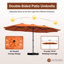 Parasol de marché 15 pi avec base-84304125