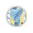Yellow Blue Themed Flower And Swallow Bird Patterned Vintage Decorative Carpet-437110071