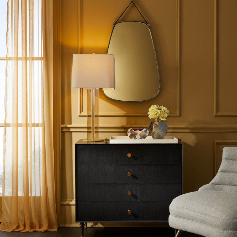 Norissa Flat Metal Mirror