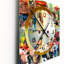 Les gens et le temps, aquarelle acrylique - horloge murale moderne-1415236376