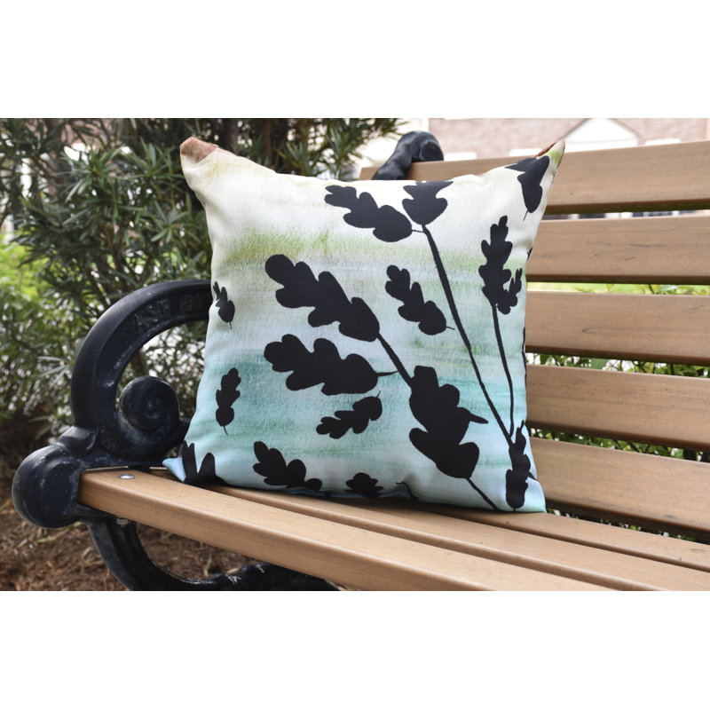 Coussin décoratif d'extérieur Harvest, Vert, 18 po x 18 po