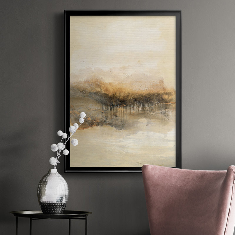" Keeping Secrets I ", 36.5" H x 26.5" W x 1" D, Black Framed