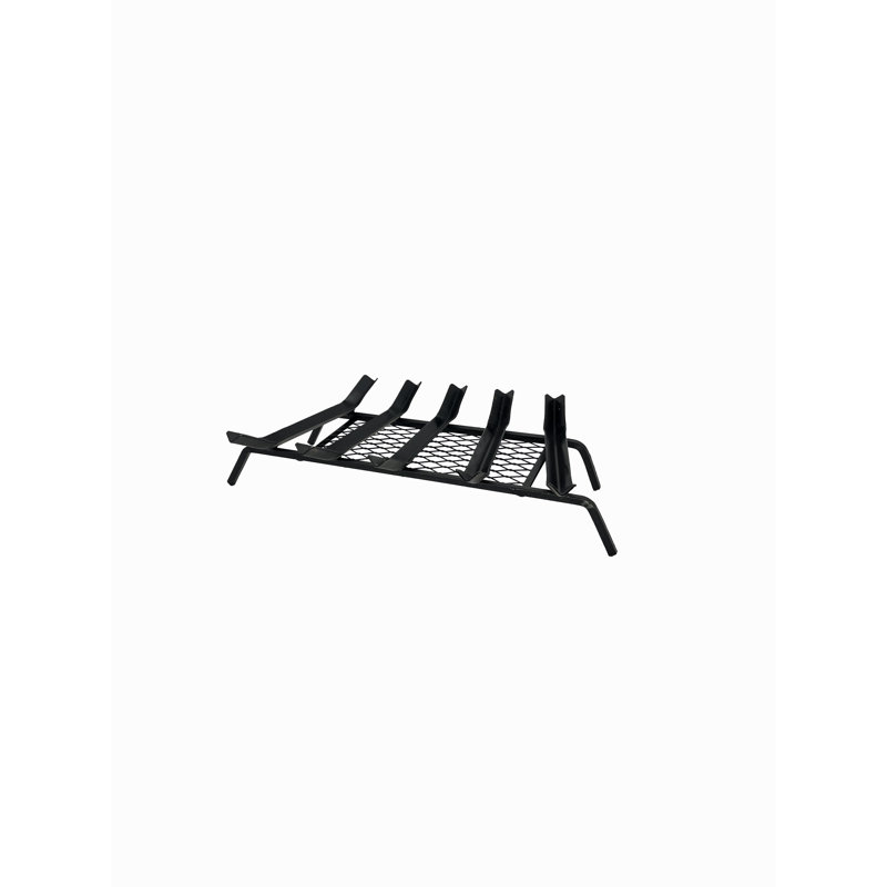 Grille de foyer en acier Daiton, H 25,5 po x P 13,75 po
