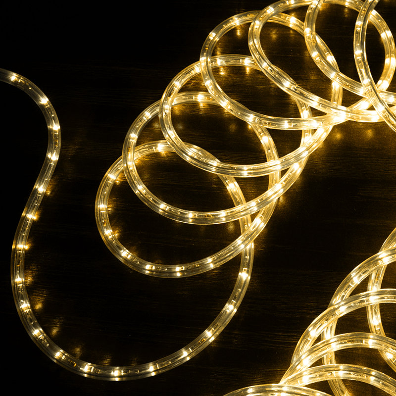 Les lumières de corde électrique The Holiday Aisle, Blanc chaud, 100 pi