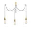 Luminaire suspendu grappe à 3 lumières Faer-1753422344