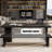 Black Rectangular Solid Wood desk-108430776