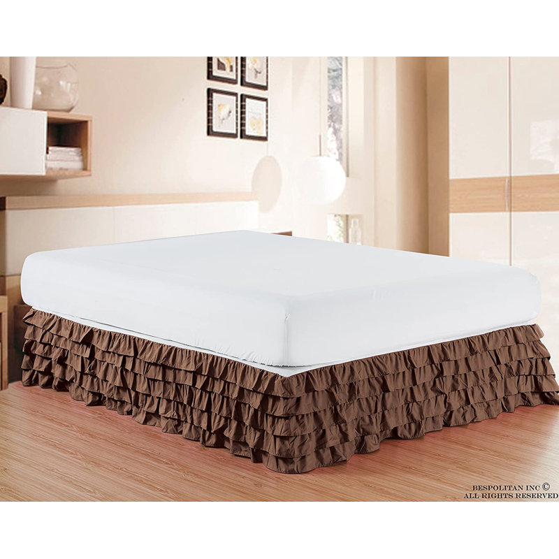 Bed Skirt, King, Chocolate