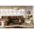 Hadleigh Brown Leather Modular L-sectional