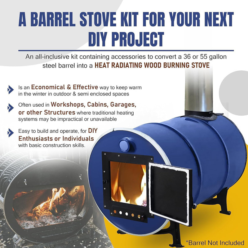 Sonret Natural Vent Freestanding Wood Burning Stove