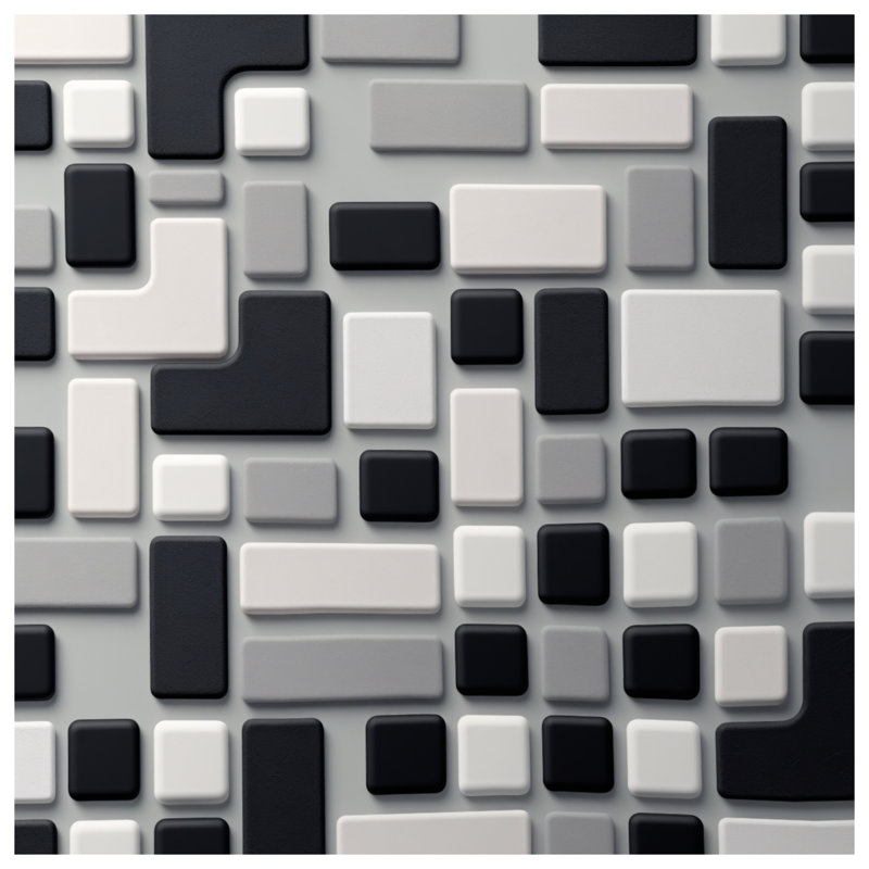Édredon à motif géométrique, Twin