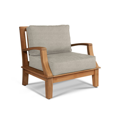 Kauffman Grande Teak Outdoor Club Chair