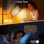 Tarick LED Floor Lamp with Dimmable, Standing Reading Light with Paper Rope Lampshade, Remote Control