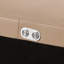 Canapé d'angle en L beige, 8 pièces, orientation droite, en cuir véritable, avec 2 fauteuils inclinables électriques et appuie-tête réglables-1287856875