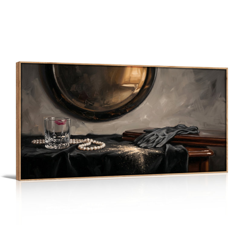 Ensemble élégant d'une toile murale immobile, L 58 po x H 28 po, Naturel