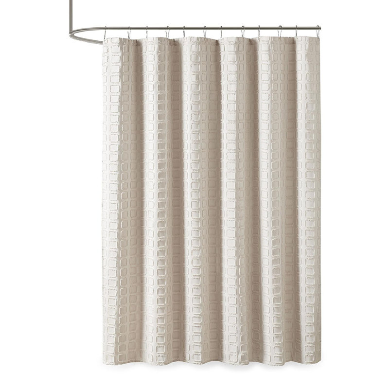 Rideau de douche tissé à pince, Sable
