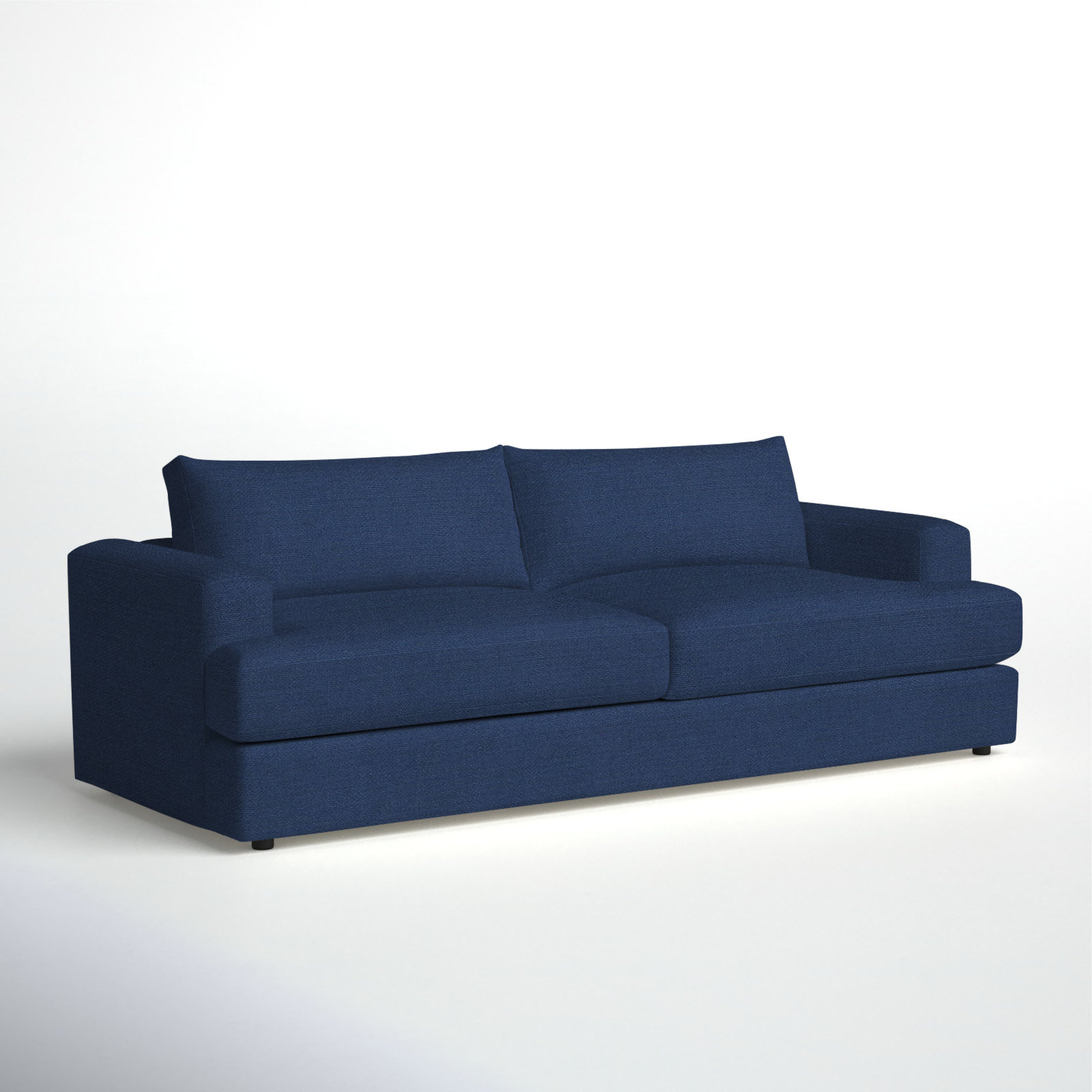 Cayden 96'' Upholstered Sofa, Canvas Navy Sunbrella® Canvas