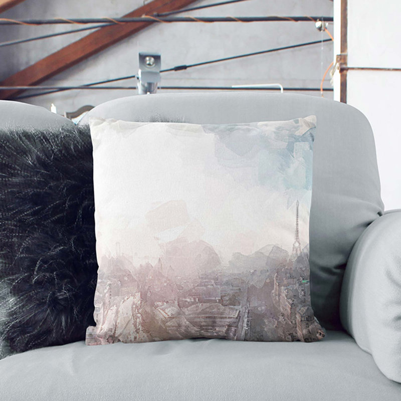 Square Throw Cushion, 55cm H x 55cm W x 20cm D