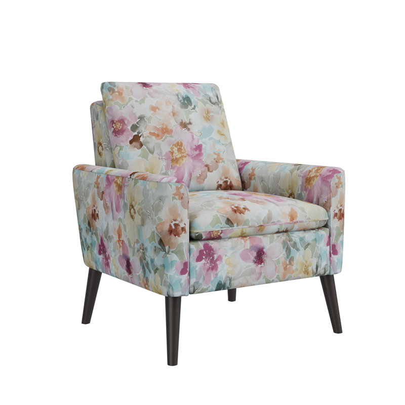 Maisel Upholstered Armchair, Pink Polyester