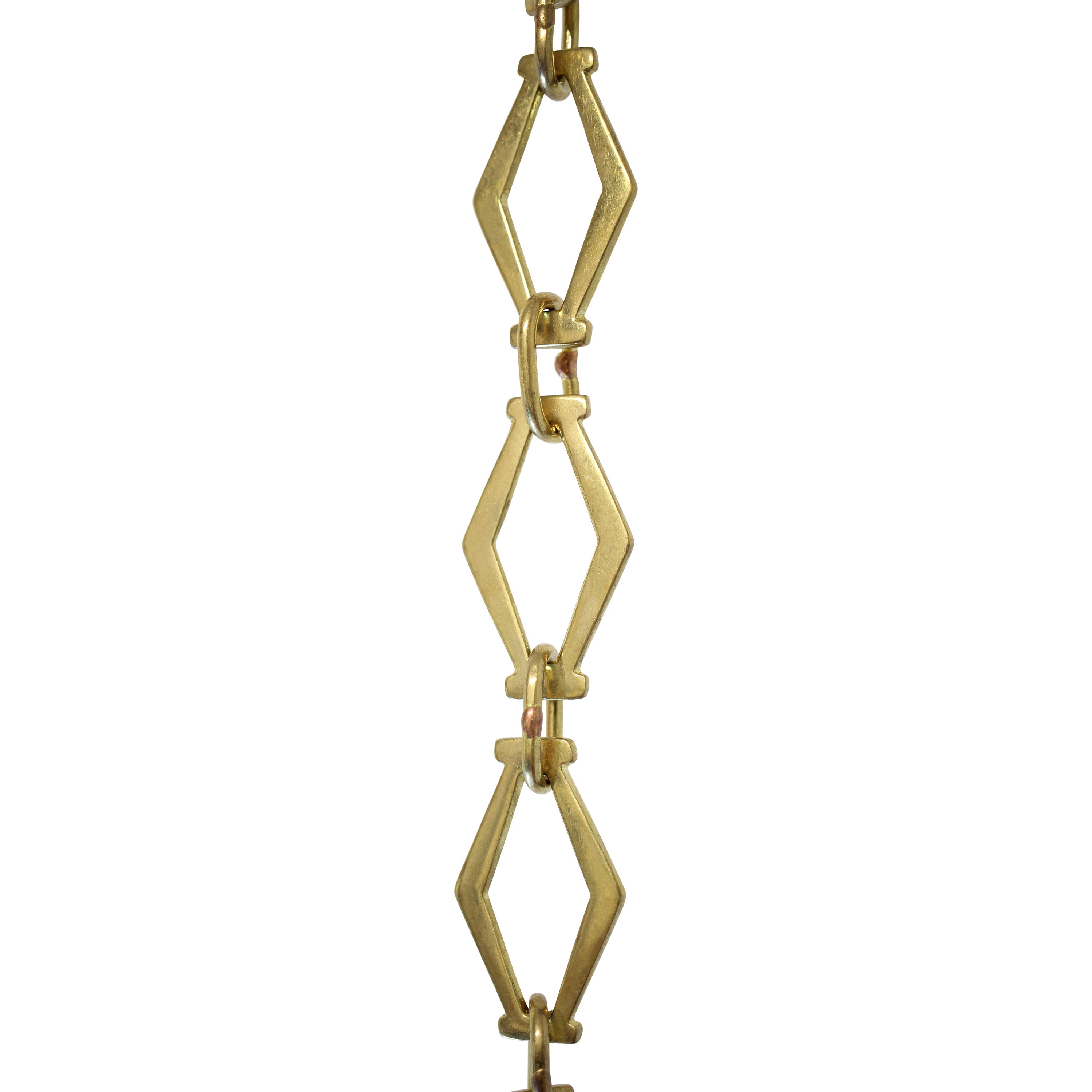 RCH Supply Company Rectangular Unwelded Decorative Fixture Chain; Antique Brass