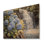 Hydrangées par la cascade I - Art mural en bois d'hortensias - sur bois de pin naturel