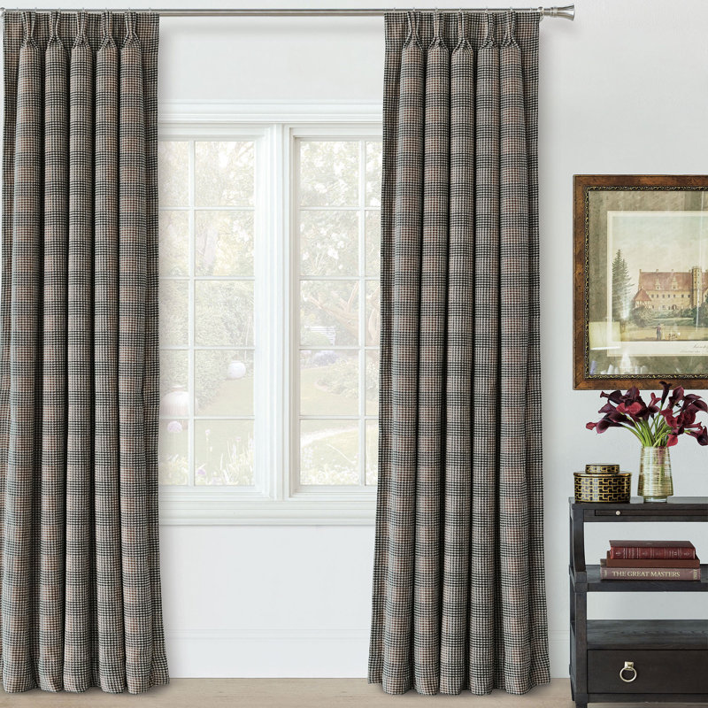 Cristobal Room Darkening Curtain Single Panel, 40" W x 108" L