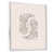 Toile avec cadre flottant blanc