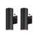 Rambert Matte Black 2 - Bulb 11.97" H Outdoor Wall Lantern with Dusk to Dawn