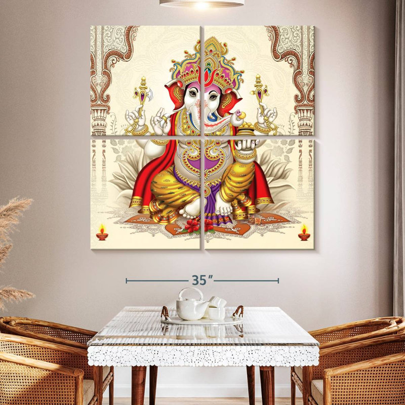 Adella Ganesh Deity, 50" H x 50" W