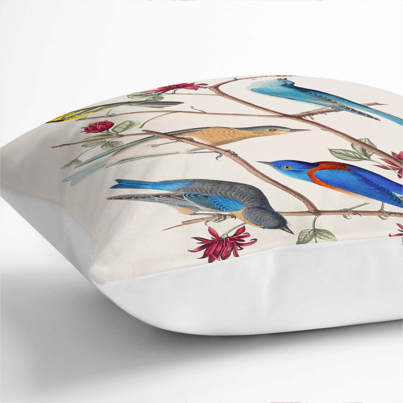 Square Throw Cushion, White, 55cm H x 55cm W x 20cm D