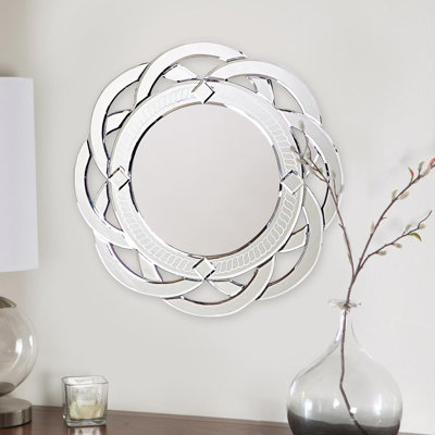 Griswalde Glass Round Mirror