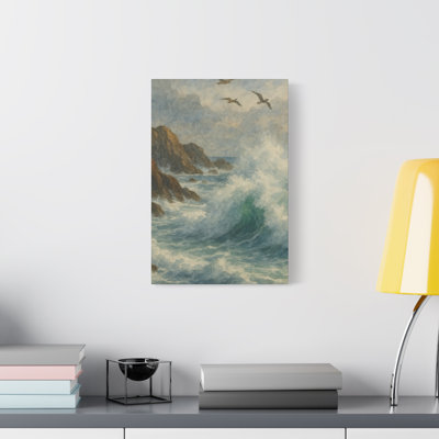 Aaroon Single Picture Frame Print on Canvas