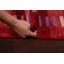 Tapis rouge fait à la main Gabbeh 3 x 4
