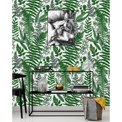 Panneau de papier peint auto-adhésif Tadcaster Ferns