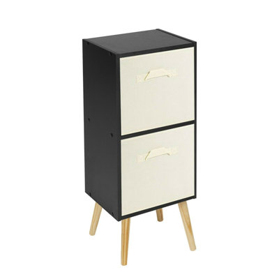 Melvyn 75cm H x 30cm W Wood Cube Bookcase