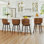 Tabouret de comptoir pivotant Patrick