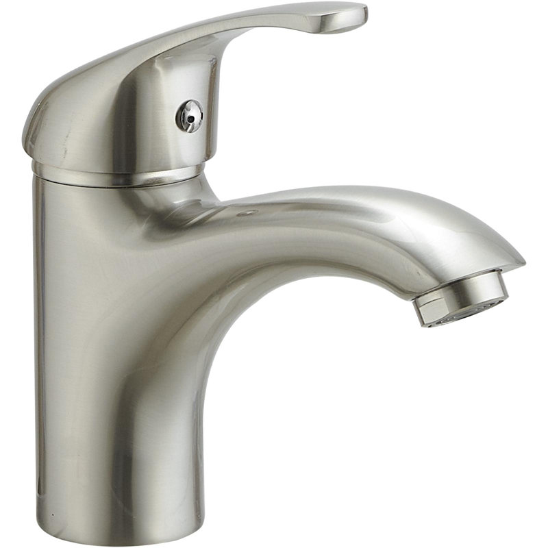 Bathroom Sink Faucets Single Hole Modern Style, Brushed Nickel