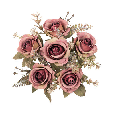Bouquet de roses artificielles