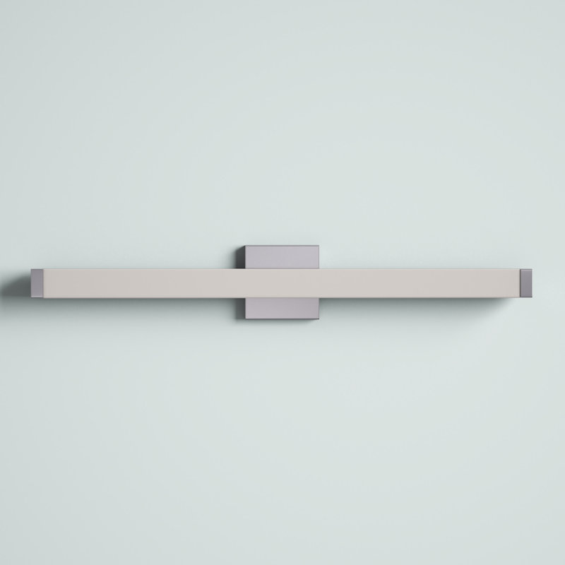 Sydni Dimmable LED Bath Bar, Satin Nickel