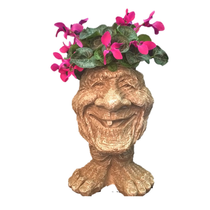 Pot à fleurs Muggly's Great Grandpa Ace, Délavé à la pierre