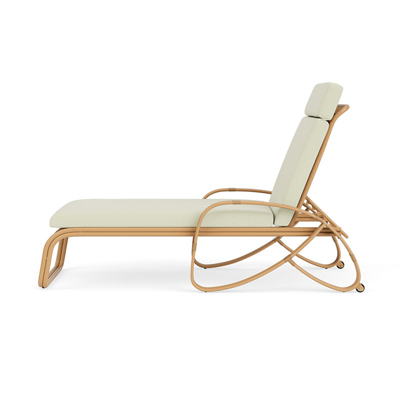 Riviera Outdoor Chaise Lounge, Bamboo Bay Meadow