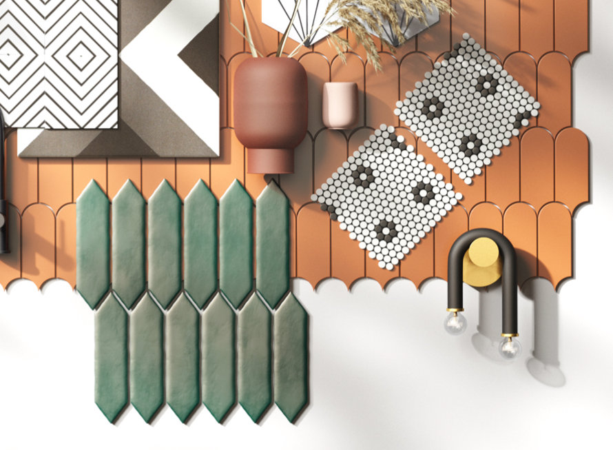 Shop volume discounts on wall tiles, flooring, cabinet pulls, and more.