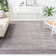 Tapis gris en coton Jiron