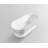 59" x 30" Freestanding Soaking Acrylic Bathtub-83853810