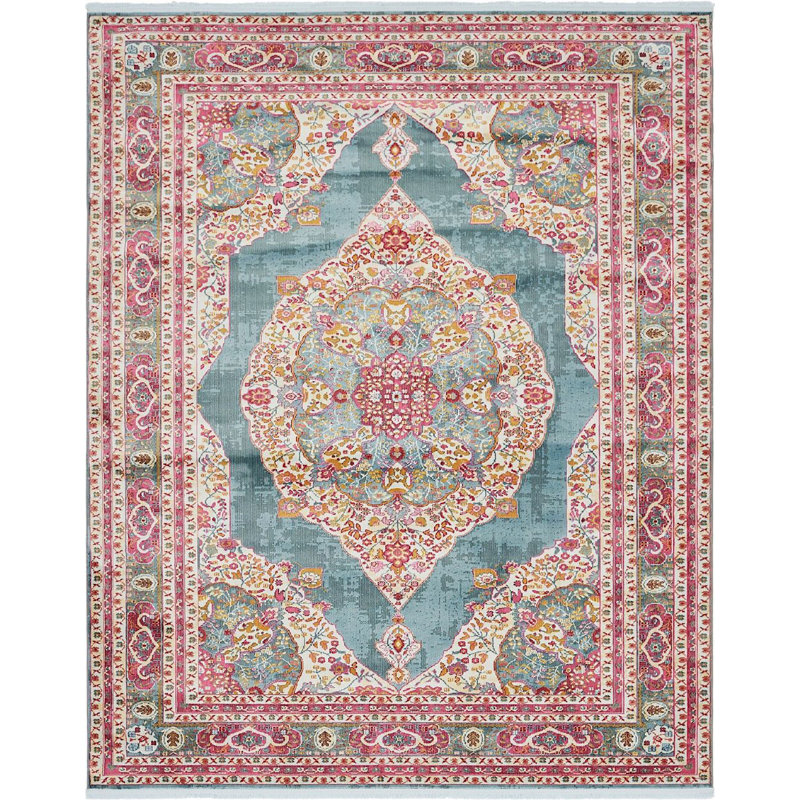 Tapis oriental rose Paren, Rectangle 10 pi x 13 pi