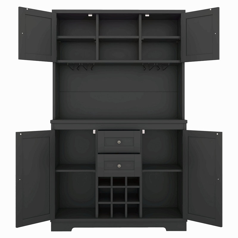 Armoire de cuisine avec bar Coffee Coffee, Bleu