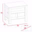 Kitchen Island, Four Legs, Three Shelves