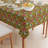 Rectangular Tablecloth, 100% Cotton, Floral 4-196787506