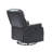 Elimelec Genuine Leather Manual Swivel Recliner-1899410562