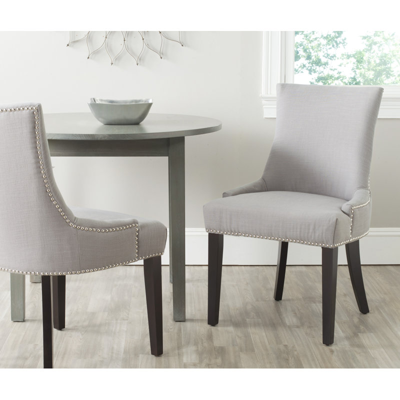 Gallager 19.5'' H Upholstered Parsons Chair, Mint Cotton, 2