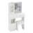 Length 11.8" X Width 15.7" X Height 63" Simple Stylish Dressing Mirror Cabinet, Full Body Mirror Cabinet, Extra Large Mirror, Multi Layer High Capacity Storage, Use Alone Or In Conjunction With Vanity